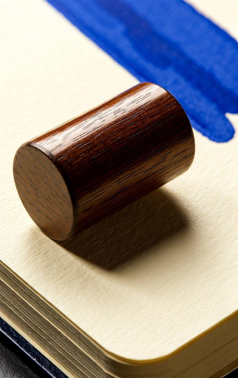 Historisches Haushaltsbuch und Schreibwerkzeug